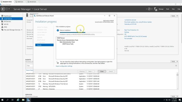Windows Server 2019 Training 13 - How to Install and Configure DHCP Server on Windows Server 2019 смотреть онлайн