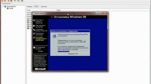 Установка Windows 98 (qemu manager)