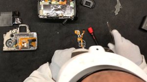 How to repair Canon DSLR camera 5D MARK III - defective(missing) joystick button