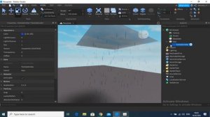 How to make it Rain in Roblox Studio!