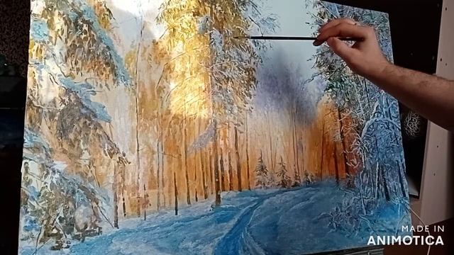 зимняя сказка. утро в лесу смотреть онлайн