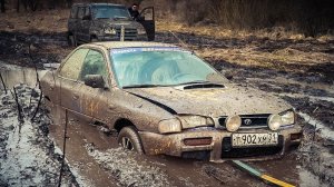 Зачем так УБИВАТЬ SUBARU?  БРОСИЛ ВЫЗОВ ЗИЛ 131 по бездорожью!