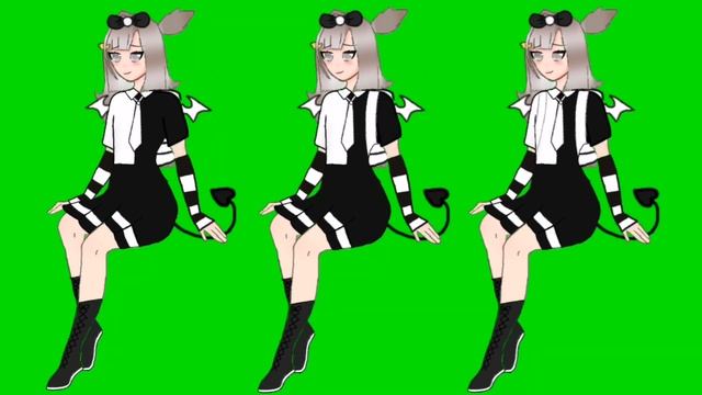 зелёный, белый, синий фон // гача клуб (ориг.) смотреть онлайн