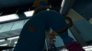coco bandicoot and tawna fart contest