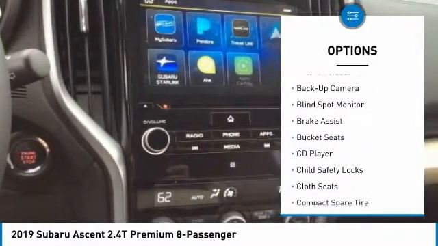 2019 Subaru Ascent Charleston SC, Ladson SC, hanahan SC, summerville SC SK456185 смотреть онлайн