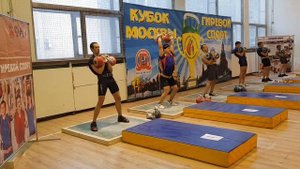 2018.12.16 Толчок гирь 2х32 кг, 10 мин., 61 подъем, выполнение КМС