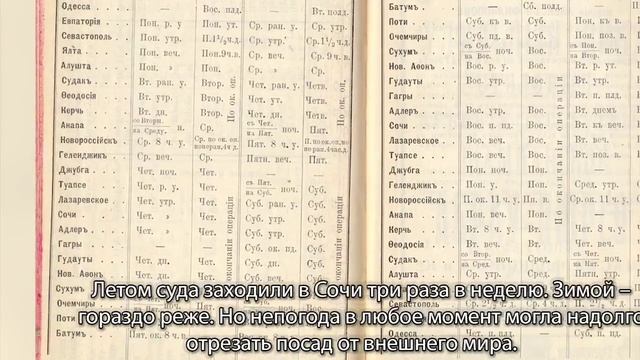 Сочинские истории. «Русское Общество Пароходства и Торговли». .mp4