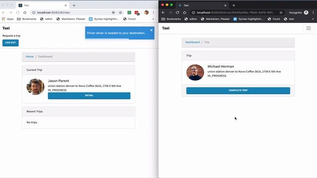 Final Project from the "Developing a Real-Time Taxi App with Django Channels and React" course смотреть онлайн