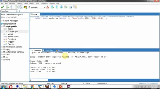 What is SQL Constraints? and how to use the Constraints in SQL? | SQL Tutorial For Beginners