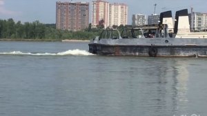 речной толкач на оби. 11.06.2020