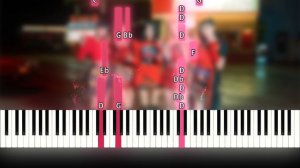 (G)I-DLE (여자)아이들 - TOMBOY | Easy Piano Cover/ Tutorial