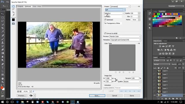 How to Convert a Video into an Animated GIF in Photoshop very easily смотреть онлайн