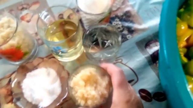 Зеленые помидоры с хреном. Ароматный, вкусный салат. ?
