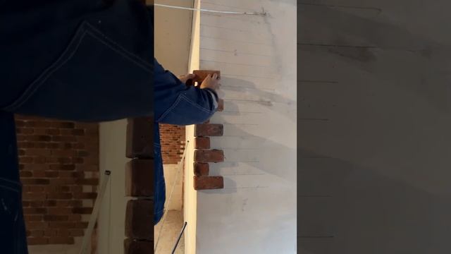 Имитация кирпича. Стена с внешним углом смотреть онлайн