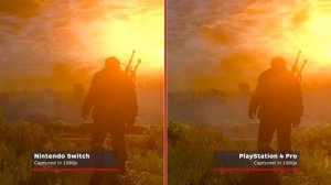 The Witcher 3 Graphics Comparison: Nintendo Switch vs. PS4 Pro