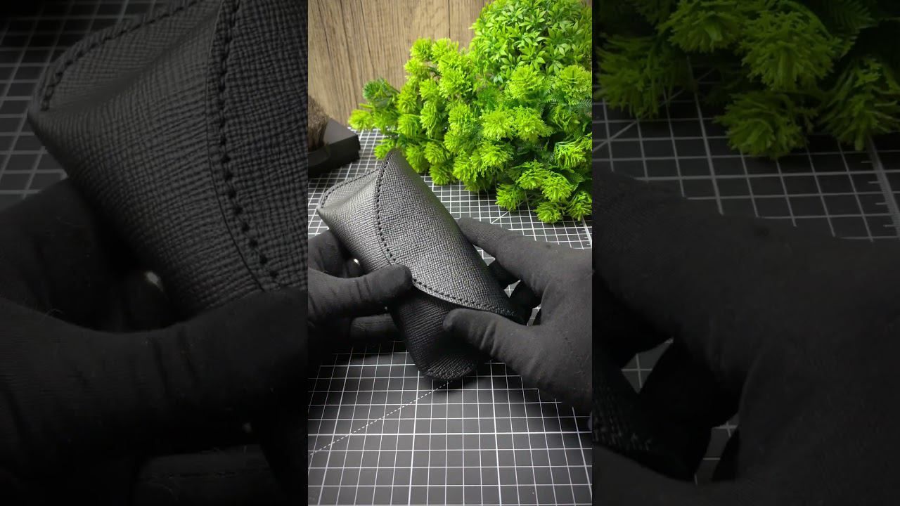 Футляр для очков из кожи Сафьяно. Ручная работа. #изделияизкожи #handmade