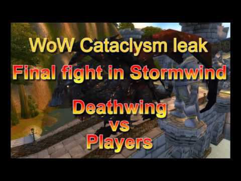 WoW Cataclysm Alpha Leak - Deathwing final fight