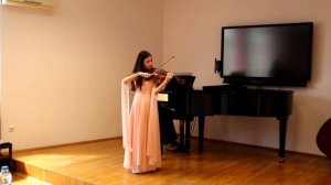 Cavatina for violin by Joachim Raff - Victoria Tosheva (13 y.)/ Каватина за цигулка от Йоахим Раф