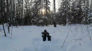 Как выжить в лесу зимой. Уроки выживания от Вовы.