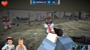 The Walking Zombie: Dead City. Двухголовый доктор БОСС! Зомби ползут по потолку! ОМГ! Часть 2.