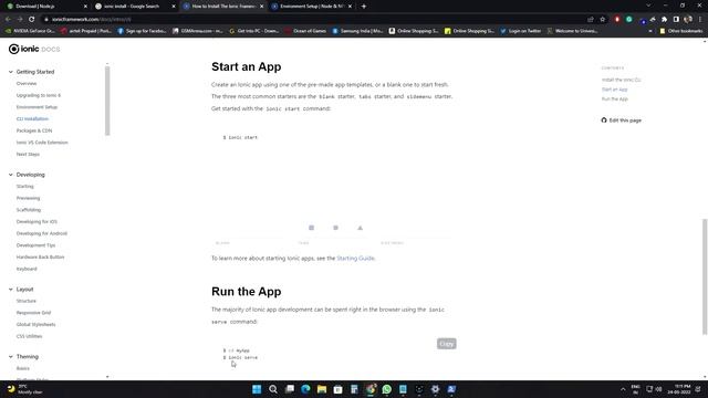 Install Latest version ionic on your Windows 11 - PC Easyly! || nodejs || Angular || React