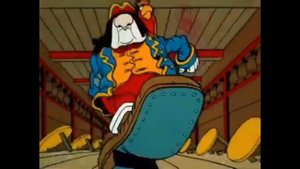 Джон Сильвер идёт под чих Билли Бонса