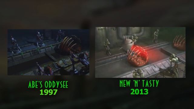 Oddworld: Abe's Oddysee VS Oddworld: New 'N' Tasty - Intro Comparison смотреть онлайн