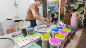 Жареное мороженое в Тайланде, как его делают. #Паттайя #Tайланд #Жареноемороженое