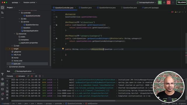 Quiz App Using Spring Boot #3 | Microservices Tutorial смотреть онлайн