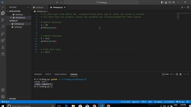 What is Datatypes in python|#PythonCodes| Use of Datatypes