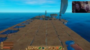 КАК РАЗВЕРНУТЬ ПЛОТ В RAFT | Raft : the first chapter #7