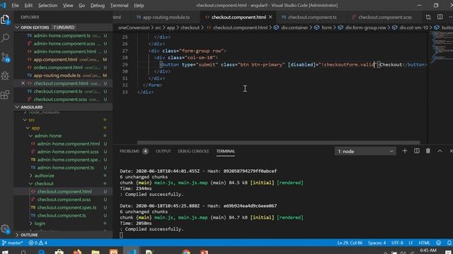Angular 9 Tutorial For Beginners #45- Reactive Forms - Validations