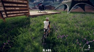 Descenders, обзор, показ возможностей графических, спортивных и техники с физикой в управлении,PC23
