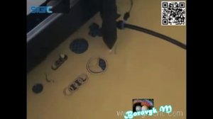 CO2 лазерный станок для резки ПВХ. Лазерная резка.  CO2 Laser cutting machine PVC