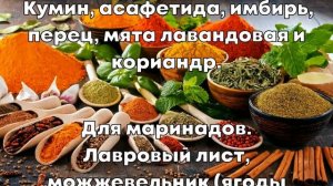 КАКИЕ СПЕЦИИ К ЧЕМУ ПОДХОДЯТ