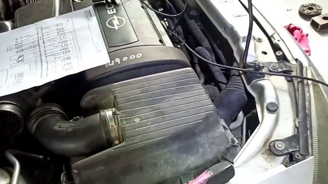 opel astra 2003. z16xep. не заводился.погнули зубья на д коленвала смотреть онлайн