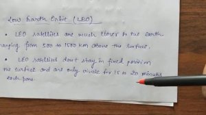 Types of Orbit in satellite