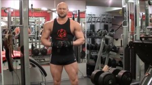 Как накачать широкие плечи - 546. Лучшее упражнение для плечей! Махи в стороны по 50 кг!