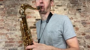 Yamaha YTS-82Z Custom Z Tenor Saxophone Play Test! www.newyorksax.com