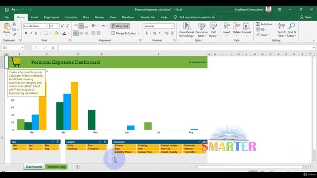 How to Create Interactive Dashboard in Excel Lecture-02 #exceldashboard смотреть онлайн