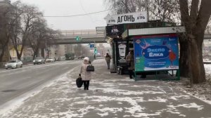 Прогулка по улице Большакова от перекрёстка с улицей Шейнкмана, г. Екатеринбург, 21.11.2023