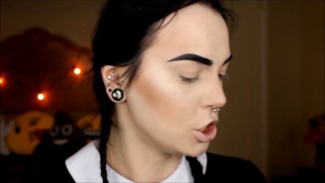 Wednesday Addams Makeup Tutorial! Glam Halloween смотреть онлайн