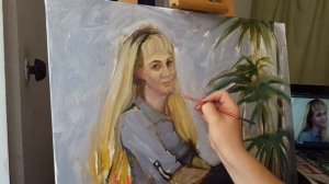 Как быстро написать нарисовать портрет маслом