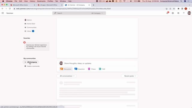 How to USE Microsoft Yammer for Office 365 On a Mac - Tutorial 10 - Upload A Presentation - New смотреть онлайн