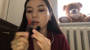ASMR spit painting?Асмр макияж слюнкой?Асмр қазақша#асмр #asmr #