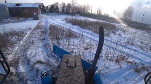 Новый отвал МТЗ 82-1. Опять поменял цилиндры, показываю результат!