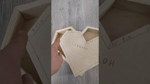 как сделать ящик в виде сердца с углами реза. кому нужны такие ящики, сделаю под заказ и отправлю.