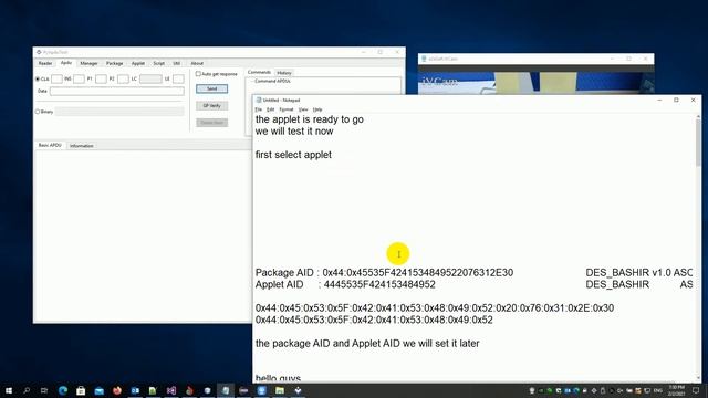 DES Applet in Javacard with Intracting Java GUI 5 of 8 смотреть онлайн