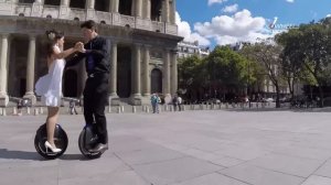 Моноколесо Solowheel Xtreme, парное катание на моноколесе.