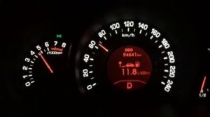 KIA SPORTAGE 2.0 разгон 0-100